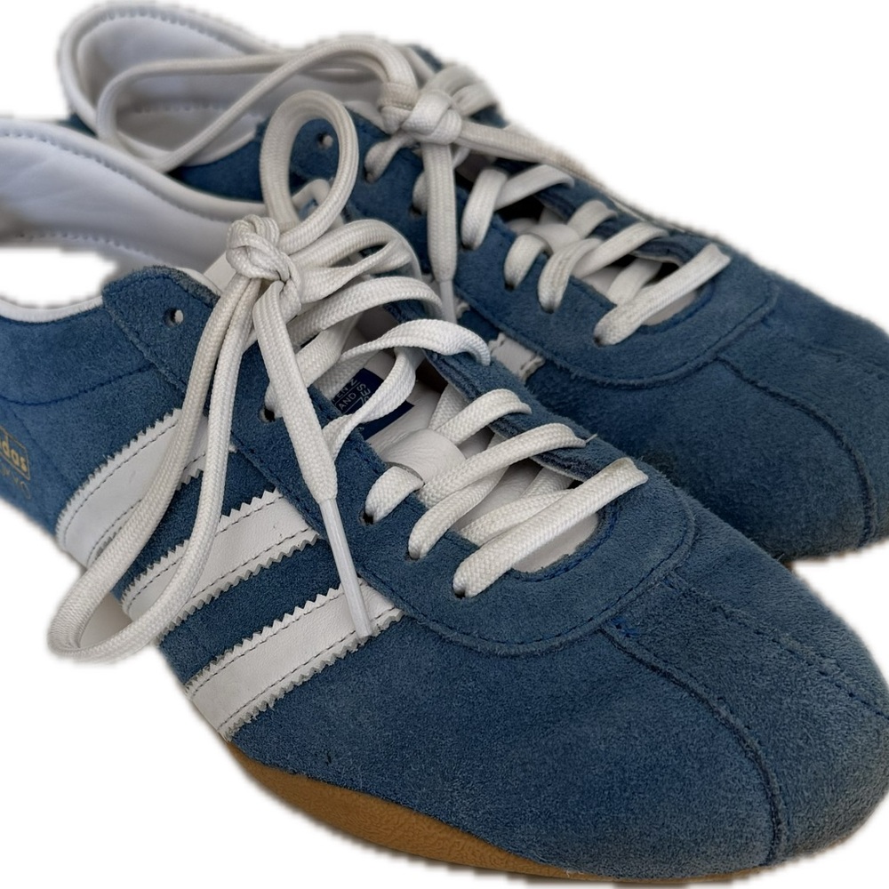Adidas Tokyo Blue and White Sneakers - Authentic